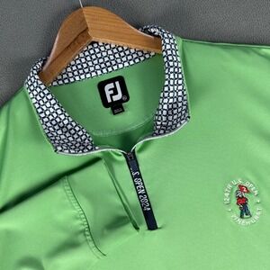 FootJoy‎ Quarter Zip Mens XL Green 2024 124th US Open Pinehurst Performance Golf